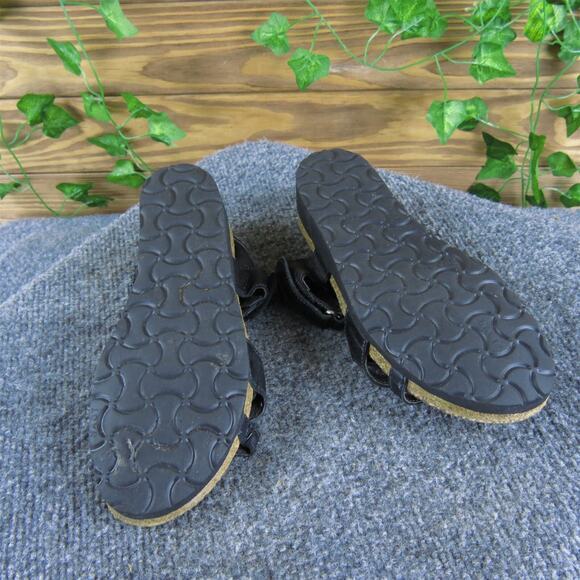 Naot Women's Gladiator Black‎ Leather Sz 5 Medium Gently Used 2025 - Picture 6 of 6